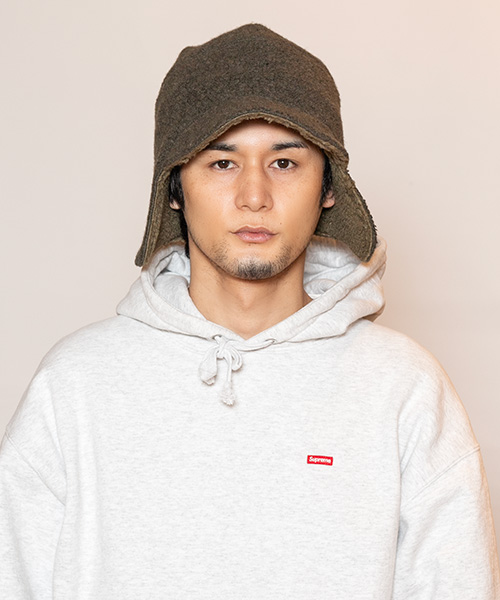 モデル頭囲：58cm 着用サイズ：ONESIZE