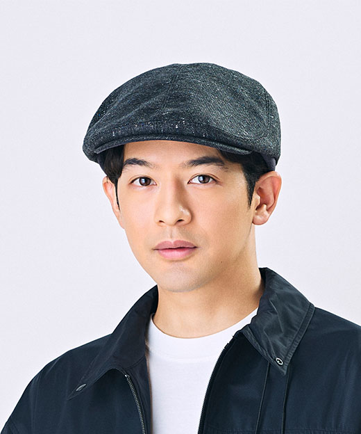 TWEED NEP HUNTING(ONESIZE CHARCOAL GRAY): ハンチング帽子通販 