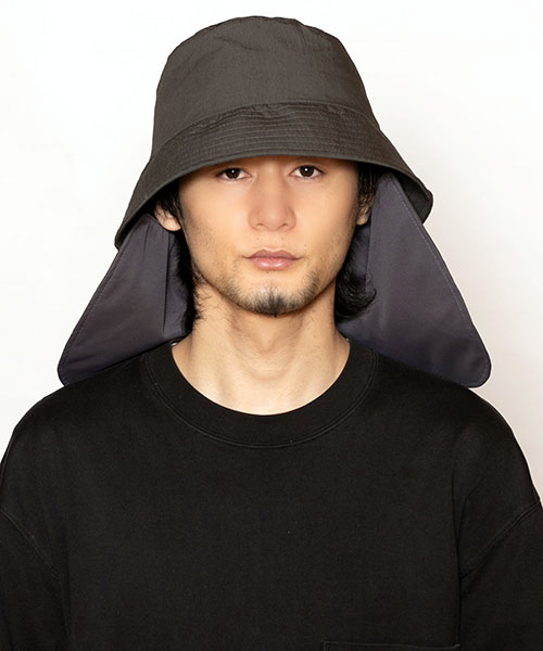 モデル頭囲：58cm 着用サイズ：ONESIZE