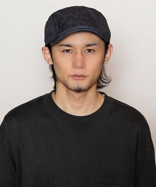 モデル頭囲：58cm 着用サイズ：ONESIZE