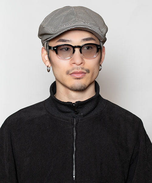 モデル頭囲：58.5cm 着用サイズ：M