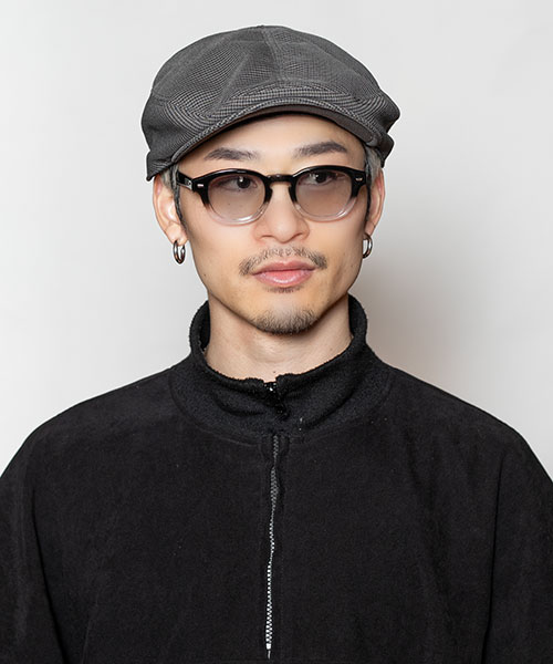 モデル頭囲：58.5cm 着用サイズ：L
