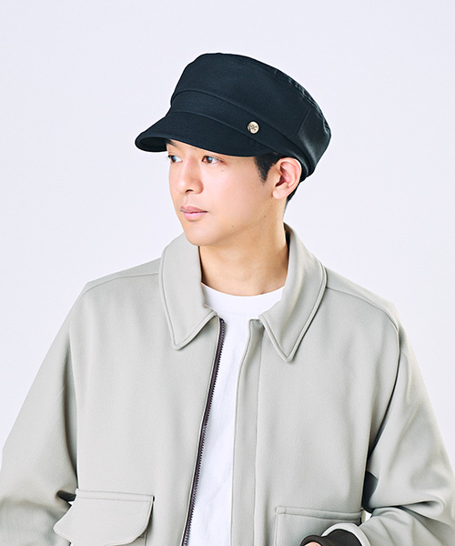 モデル頭囲：56cm 着用サイズ：ONESIZE