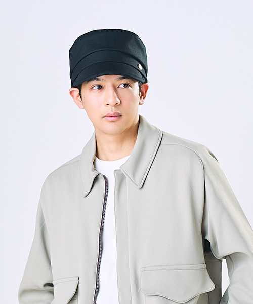 モデル頭囲：56cm 着用サイズ：ONESIZE