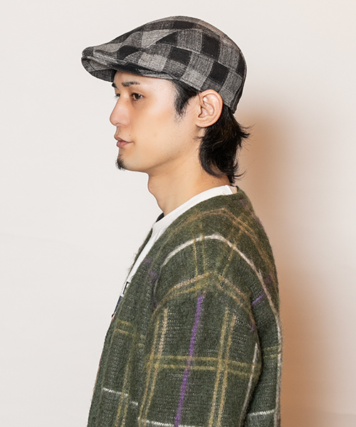 モデル頭囲：58cm 着用サイズ：ONESIZE