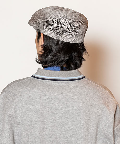 モデル頭囲：58cm 着用サイズ：ONESIZE