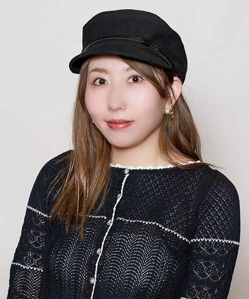 モデル頭囲：56cm 着用サイズ：ONESIZE