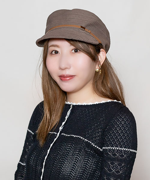 モデル頭囲：56cm 着用サイズ：ONESIZE