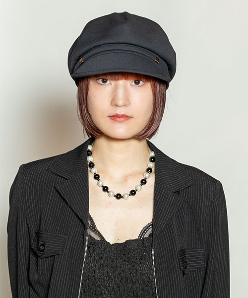モデル頭囲：55cm 着用サイズ：ONESIZE