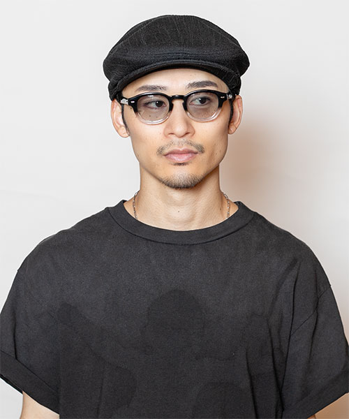 BLACK モデル頭囲：58.5cm 着用サイズ：M