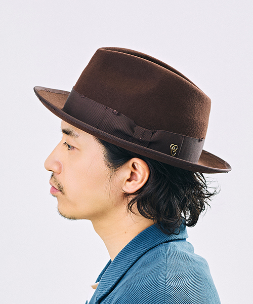 BROWN モデル頭囲：58cm 着用サイズ：Lサイズ