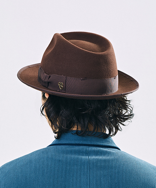 BROWN モデル頭囲：58cm 着用サイズ：Lサイズ