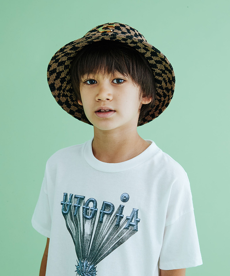 CA4LA FLAG HAT ベージュ