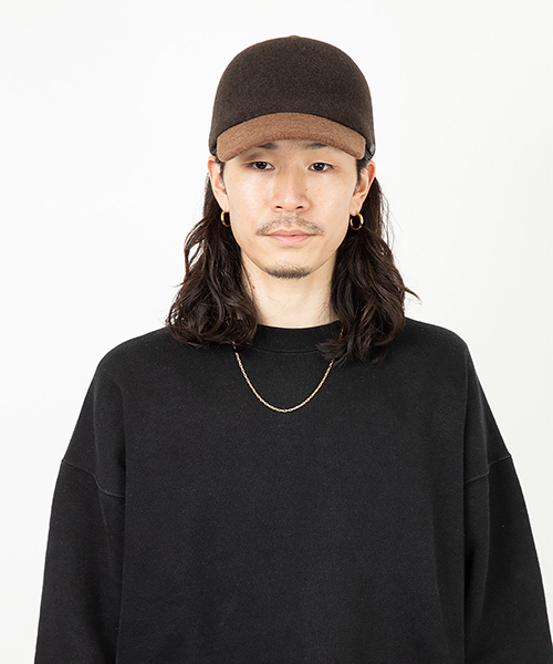 モデル頭囲：58cm 着用サイズ：ONESIZE