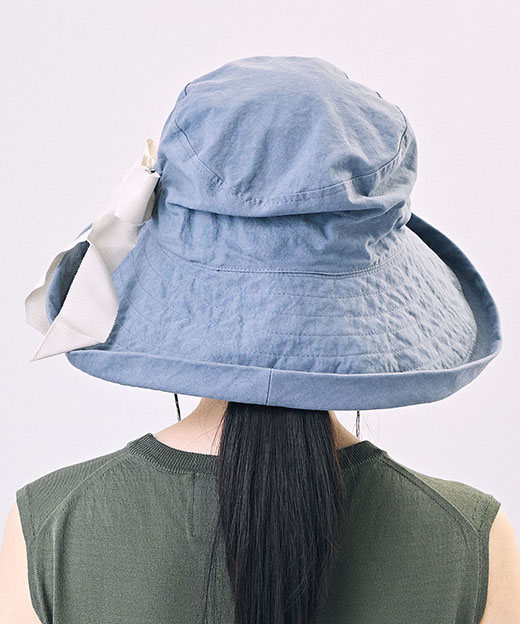 モデル頭囲：54cm 着用サイズ：ONESIZE