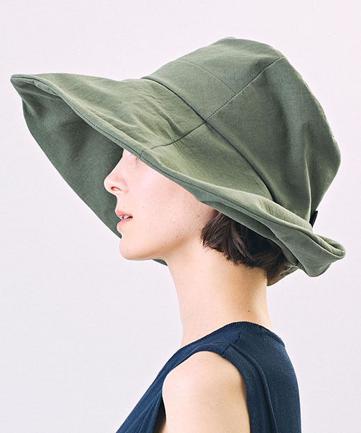 モデル頭囲：52cm 着用サイズ：ONESIZE