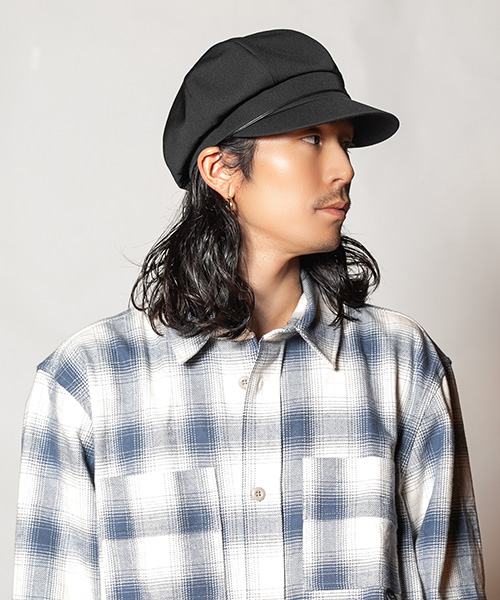 モデル頭囲：58cm 着用サイズ：ONESIZE