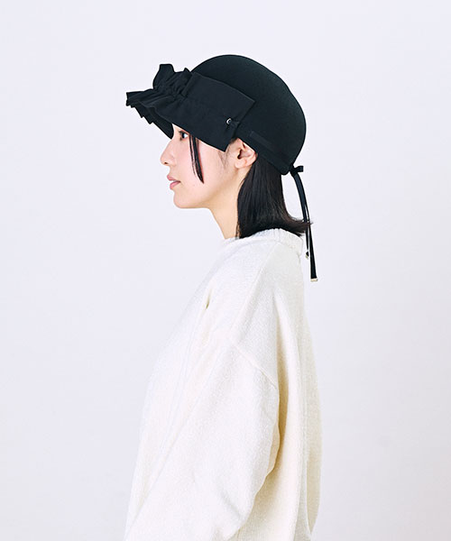 Model's head circumference: 55.5cm, wearing size ONESIZE