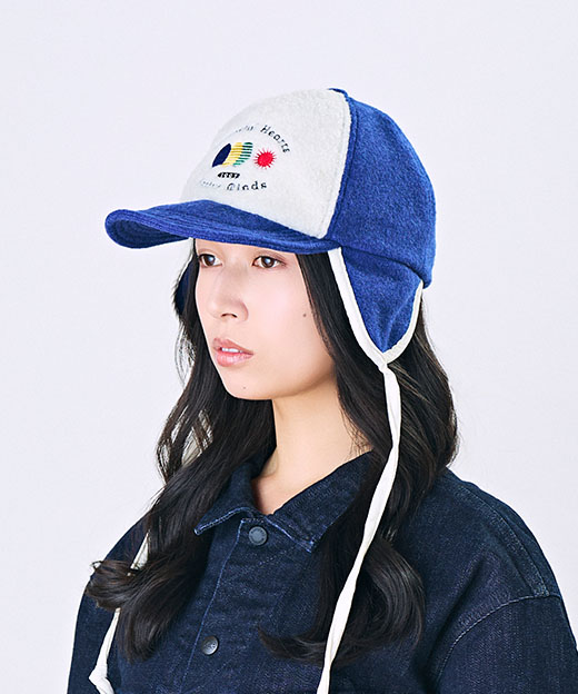 モデル頭囲：54cm 着用サイズ：ONESIZE