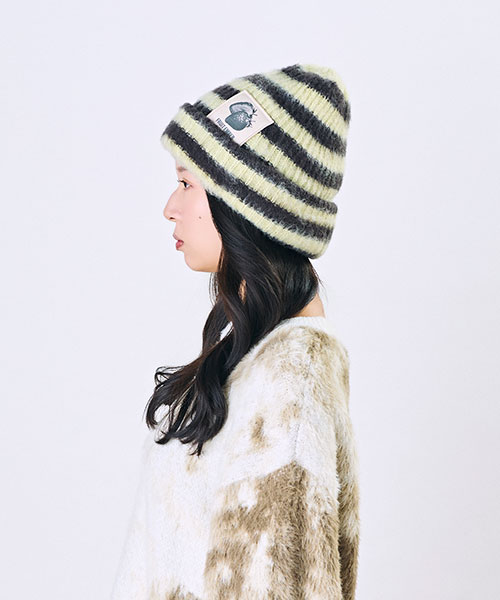 モデル頭囲：54cm 着用サイズ：ONESIZE