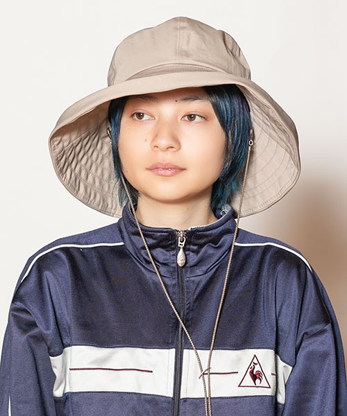 モデル頭囲：54cm 着用サイズ：ONESIZE