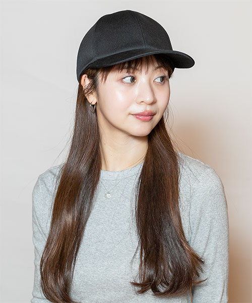 モデル頭囲：56cm 着用サイズ：ONESIZE