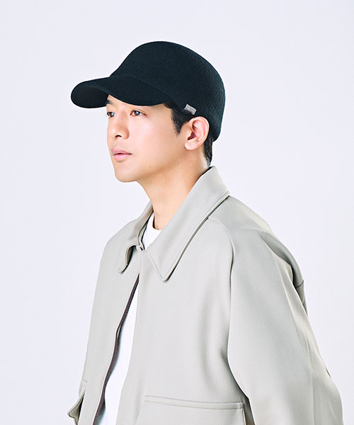 モデル頭囲：56cm 着用サイズ：ONESIZE