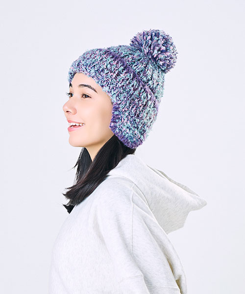 モデル頭囲：56cm 着用サイズ：ONESIZE