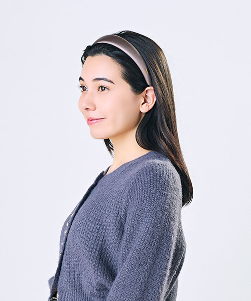 モデル頭囲：56cm 着用サイズ：ONESIZE