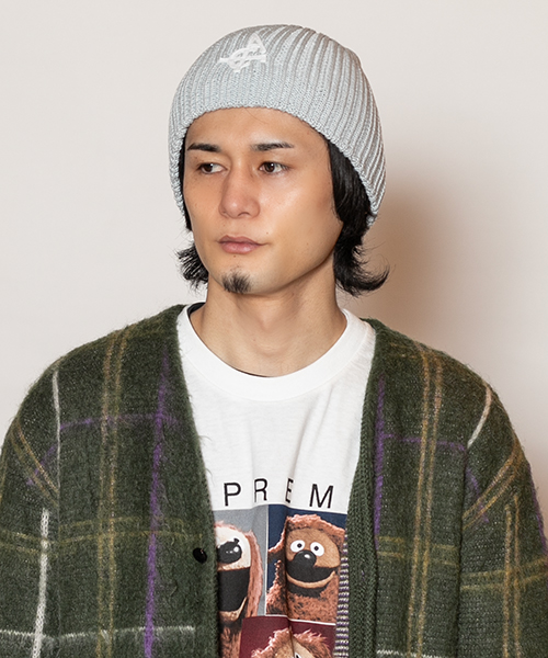 モデル頭囲：58cm 着用サイズ：ONESIZE