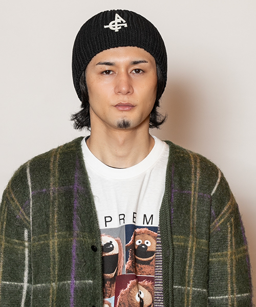 モデル頭囲：58cm 着用サイズ：ONESIZE
