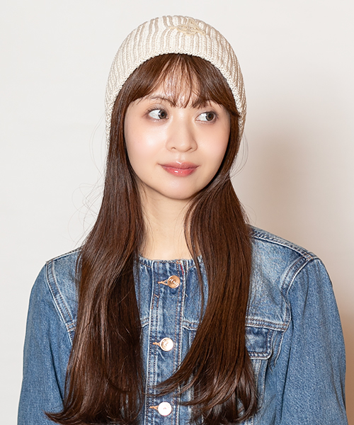 モデル頭囲：56cm 着用サイズ：ONESIZE