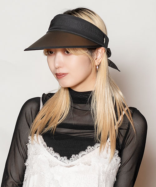 モデル頭囲：58cm 着用サイズ：ONESIZE
