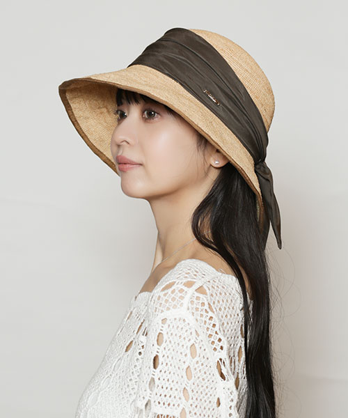 モデル頭囲：56cm 着用サイズ：ONESIZE