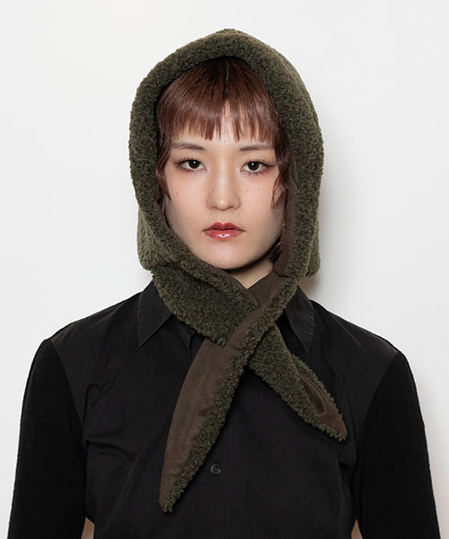 モデル頭囲：55cm 着用サイズ：ONESIZE