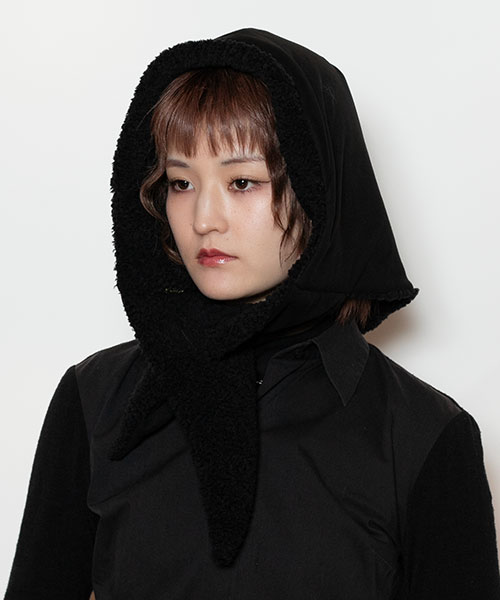 モデル頭囲：55cm 着用サイズ：ONESIZE