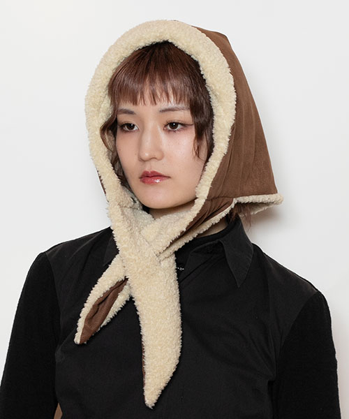 モデル頭囲：55cm 着用サイズ：ONESIZE