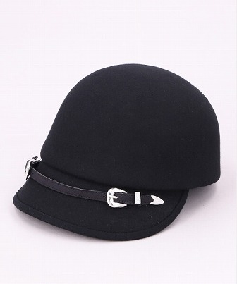 キャスケット黒 レディース｜帽子通販｜CA4LA公式