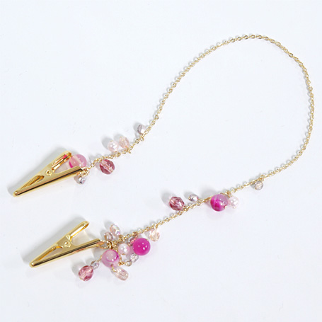 NATURAL STONE CLIP S PURPLE S