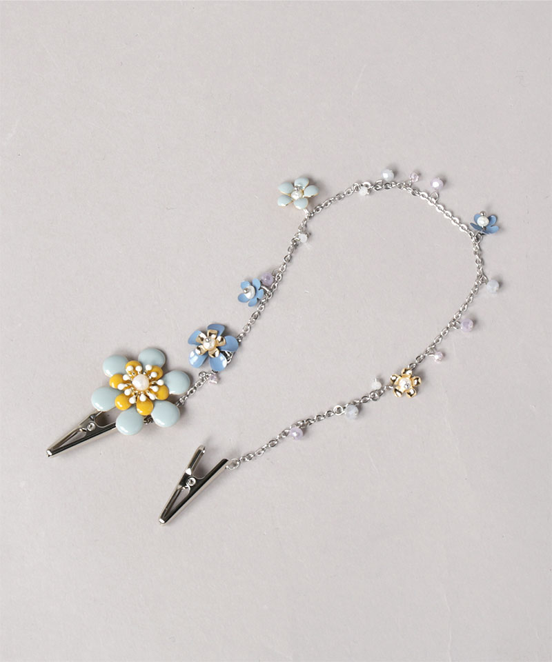 FLOWER CLIP BLUE ONESIZE