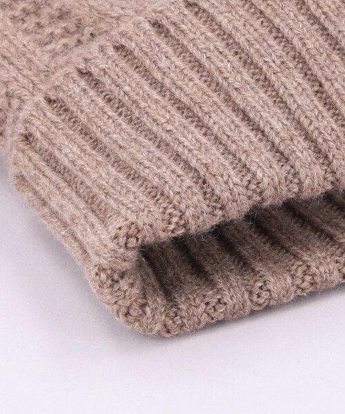 CABLE CASHMERE(ONESIZE BROWN): ニットキャップ 帽子通販｜CA4LA