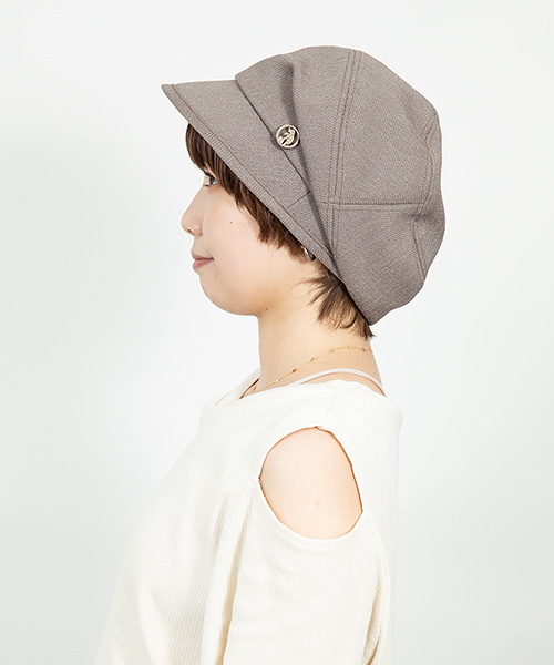 CASE LINEN LIKE KARSEY(ONESIZE WHITE): キャスケット｜帽子