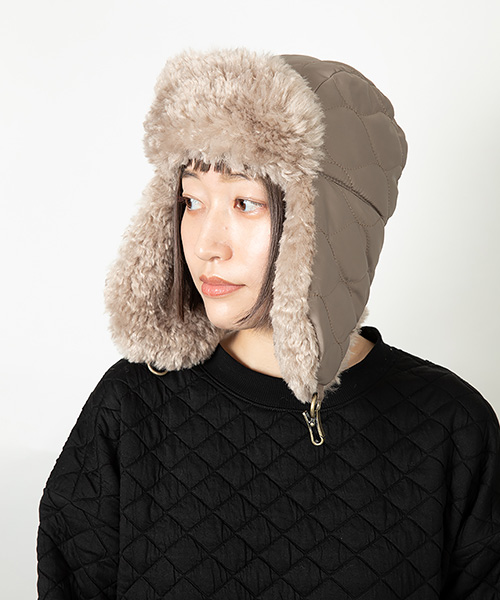 モデル頭囲：56cm 着用サイズ：ONESIZE