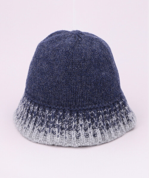 GRADATION KNIT HAT 3 NAVY ONESIZE
