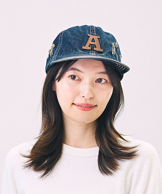 モデル頭囲：53cm 着用サイズ：ONESIZE