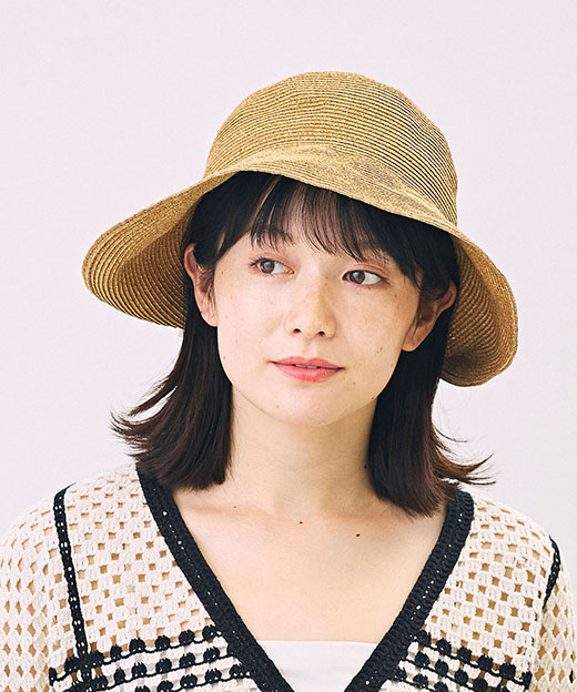 モデル頭囲：56cm 着用サイズ：ONESIZE