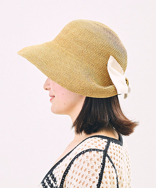 モデル頭囲：56cm 着用サイズ：ONESIZE