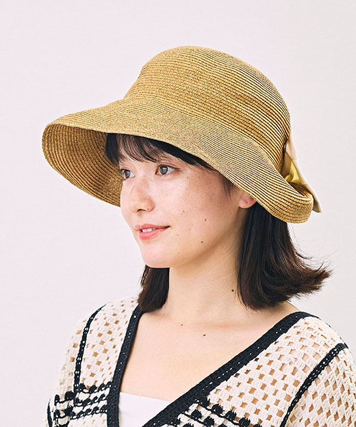 モデル頭囲：56cm 着用サイズ：ONESIZE