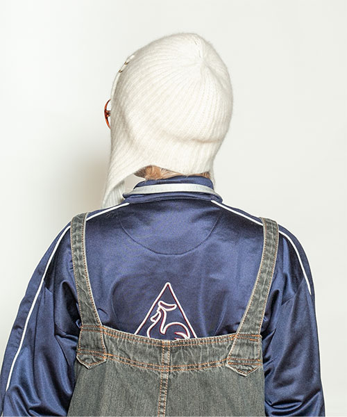 モデル頭囲：54cm 着用サイズ：ONESIZE