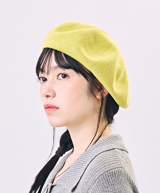 モデル頭囲：54cm 着用サイズ：ONESIZE